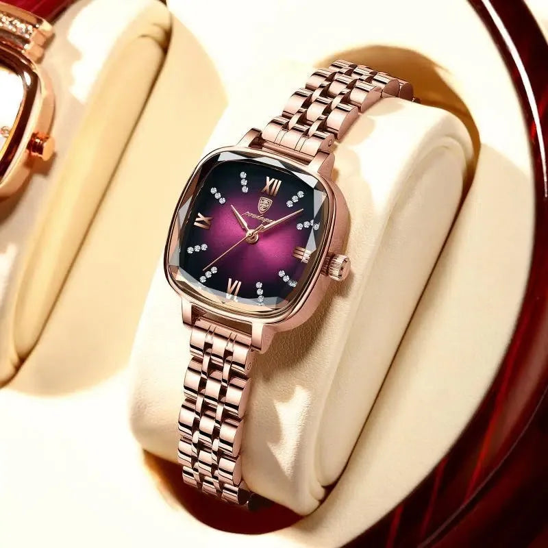 Sophisticated Square Women's Watch – Timeless Elegance Redefined