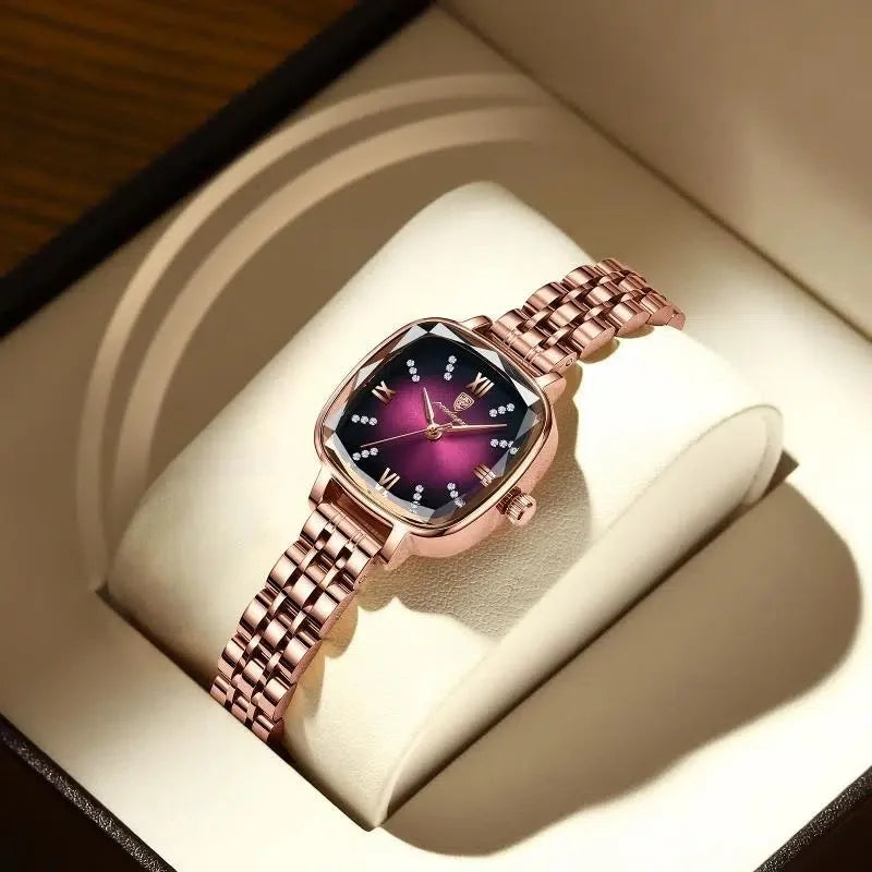 Sophisticated Square Women's Watch – Timeless Elegance Redefined