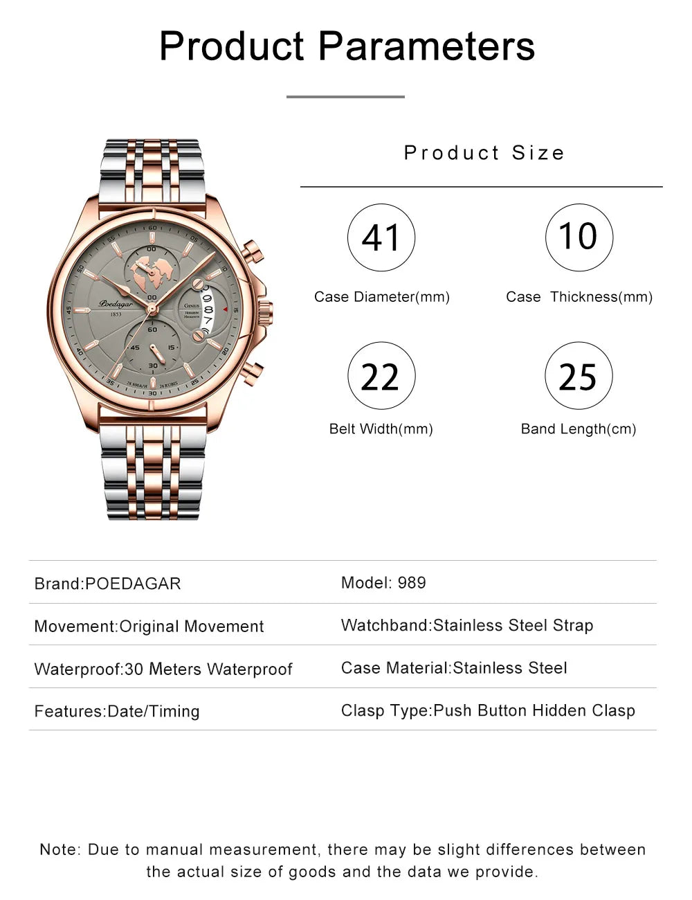 Luxury Business Chronograph Watch – Precision & Prestige for the Modern Gentleman