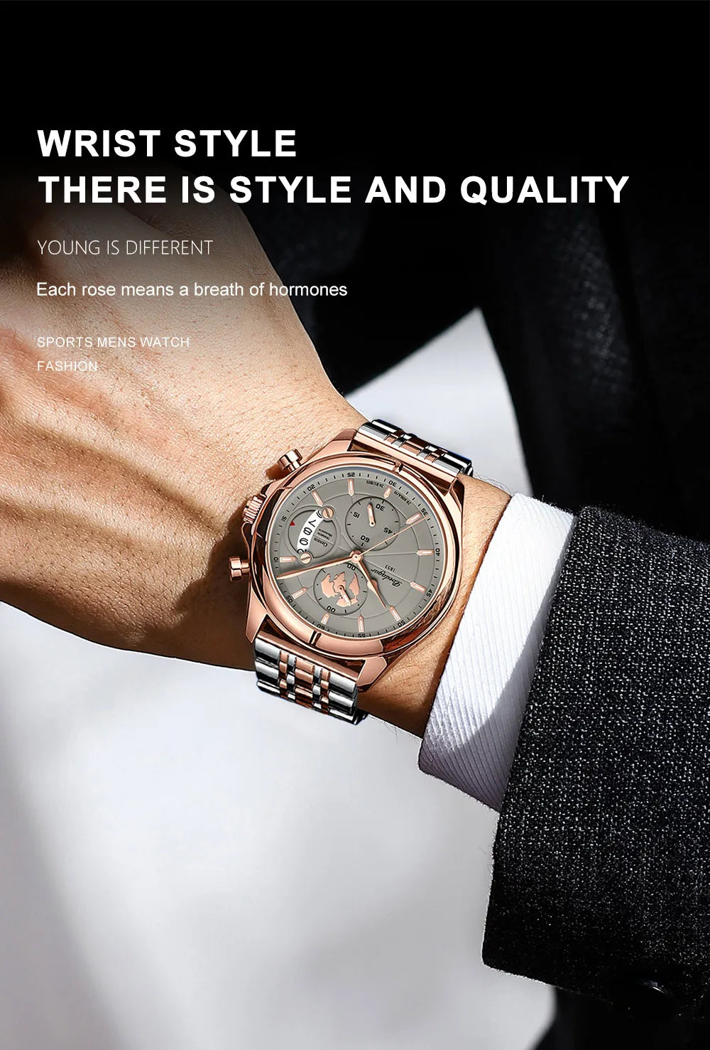 Luxury Business Chronograph Watch – Precision & Prestige for the Modern Gentleman