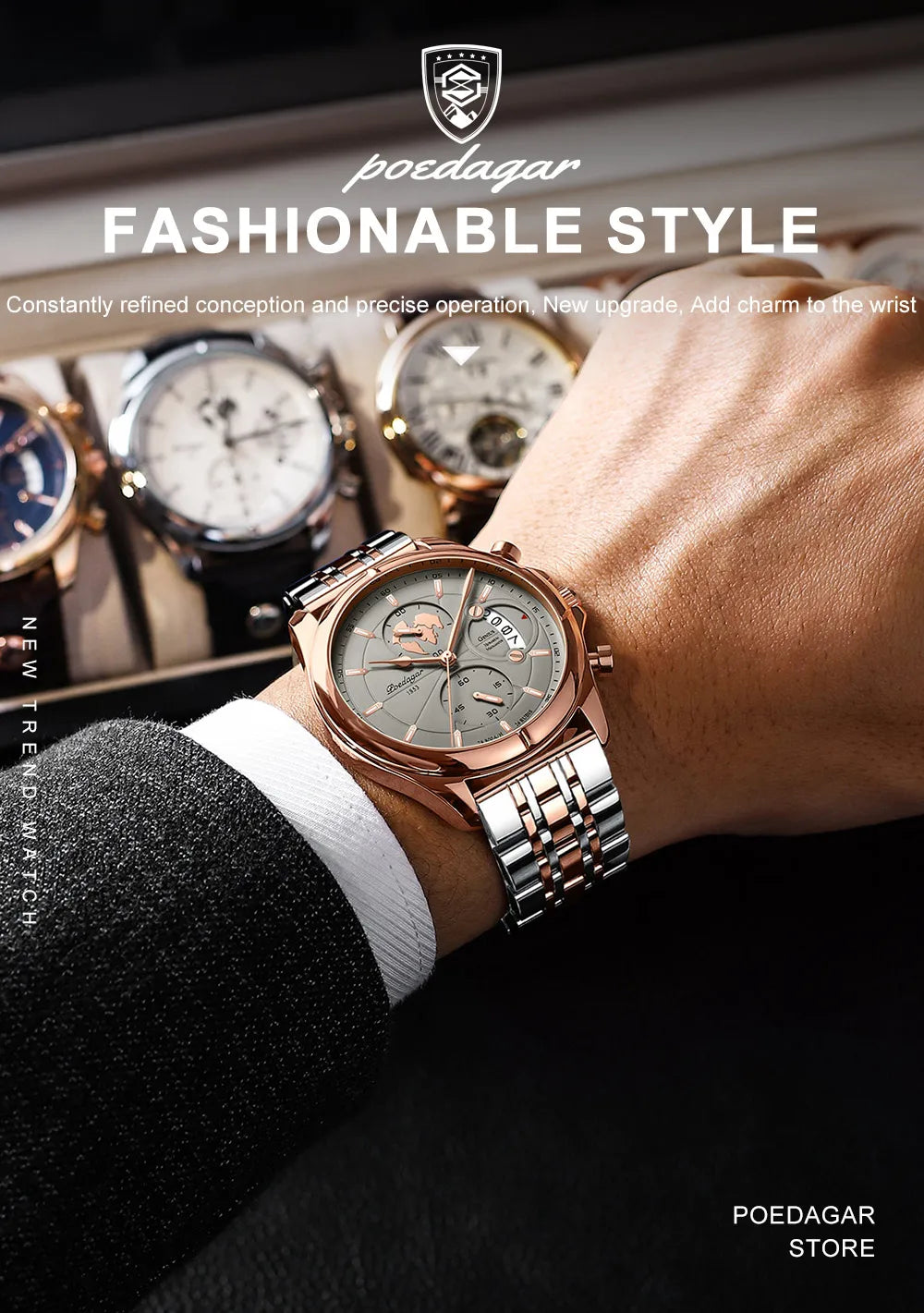 Luxury Business Chronograph Watch – Precision & Prestige for the Modern Gentleman